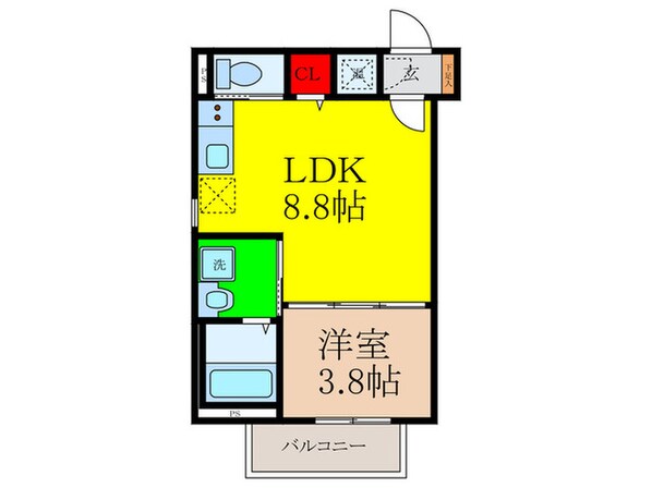 アーク美沢の物件間取画像